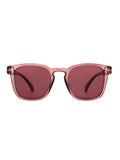 Elevate Your Style with Sunsentials Unisex Pink Square Oversized Sunglasses - Eco-Friendly & UV Protected